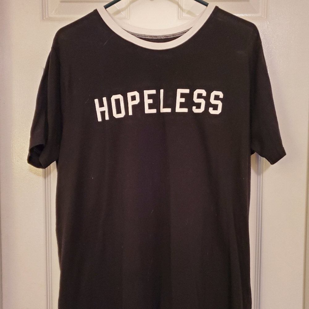 Hopeless Romantic Black Tee